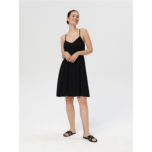 Sinsay - Sukienka mini - czarny - id: TY602-99X - marki Sinsay - 161218355 Sinsay - Sukienka mini - czarny ze sklepu Sinsay w kategorii Sukienki - zdjęcie 161218355