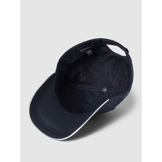 Czapka z daszkiem i detalem z logo Emporio Armani One Size Peek&Cloppenburg