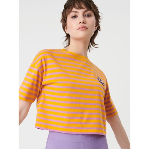 Sinsay - Crop top z haftem - wielobarwny ze sklepu Sinsay w kategorii Bluzki damskie - zdjęcie 161229976