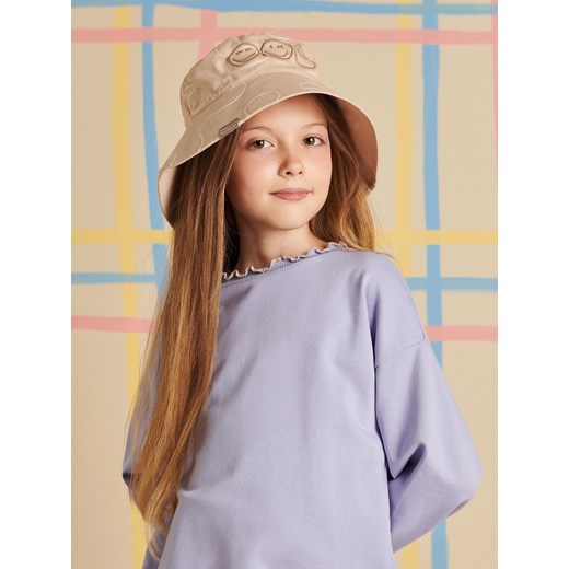 Reserved - Bucket hat SmileyWorld® - kremowy ze sklepu Reserved w kategorii Czapki dziecięce - zdjęcie 161231819