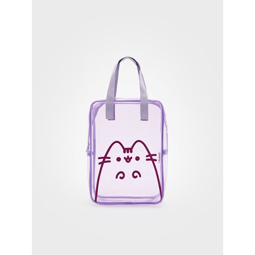 Reserved - Transparentna torba Pusheen - Fioletowy Reserved ONE SIZE Reserved