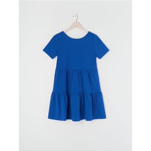 Sinsay - Sukienka mini babydoll - niebieski Sinsay XS wyprzedaż Sinsay