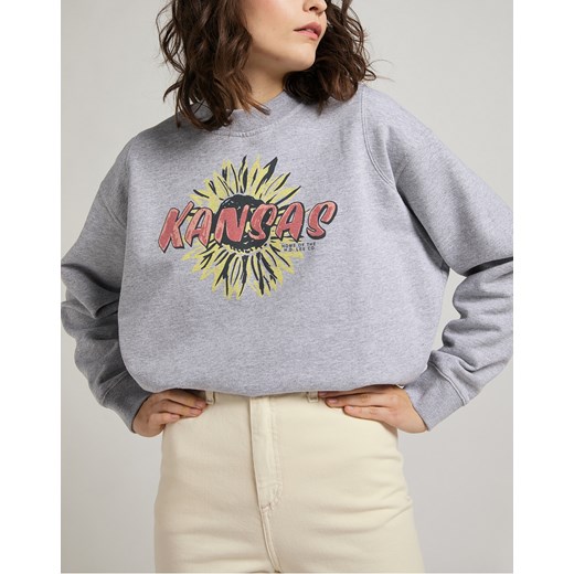 Bluza Damska Lee Cut & Sew Raglan Sws Grey Mele L36UTX37 Lee S wyprzedaż Elwix