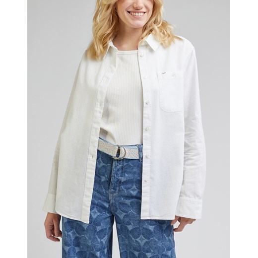 Koszula Damska Lee All Purpose Shirt Bright White L47AVSLJ Lee M okazyjna cena Elwix