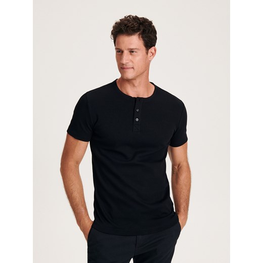 Reserved - T-shirt slim fit - Czarny Reserved M Reserved