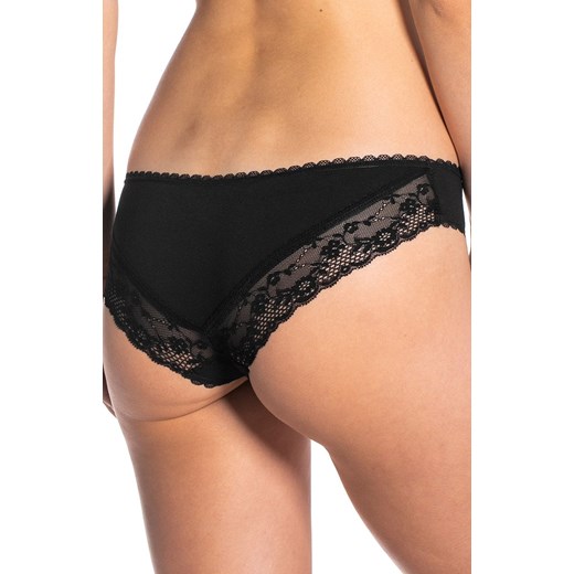 Czarne figi damskie mini bikini 2-pack L-4000MB-02, Kolor czarny, Rozmiar L, LAMA ze sklepu Intymna w kategorii Majtki damskie - zdjęcie 161249768