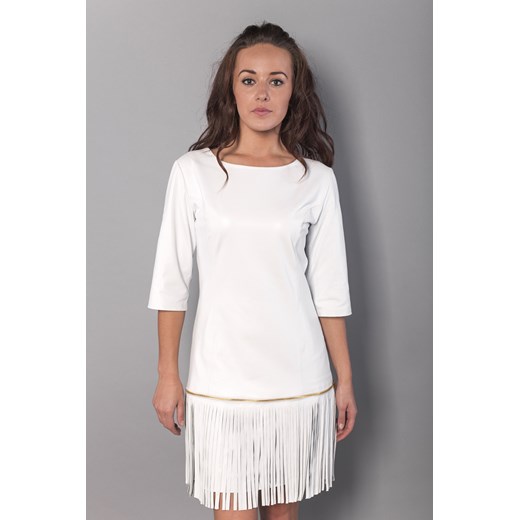 DIVINA WHITE FRINGES DRESS 05 divinashop-pl bialy mat