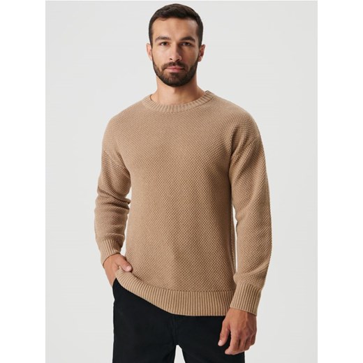 Sinsay - Sweter - beżowy ze sklepu Sinsay w kategorii Swetry męskie - zdjęcie 161254459