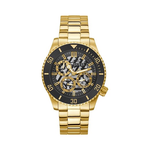 Guess zegarek GW0488G2 męski kolor złoty ze sklepu ANSWEAR.com w kategorii Zegarki - zdjęcie 161255275