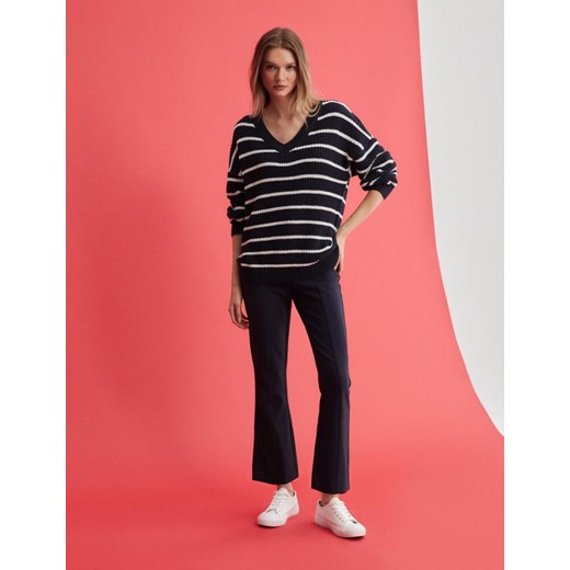 Sweter damski Diverse jesienny w paski 