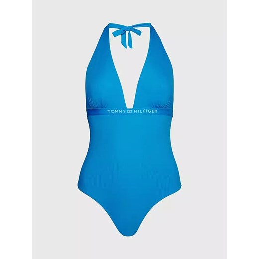 Strój kąpielowy jednoczęściowy Tommy Hilfiger niebieski UW0UW04156 ze sklepu piubiu_pl w kategorii Stroje kąpielowe - zdjęcie 161265196