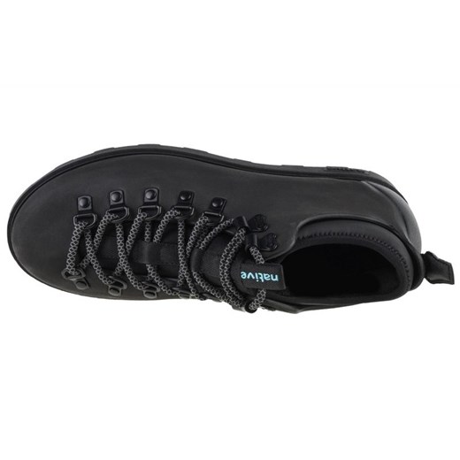 Czarne buty trekkingowe damskie Native sznurowane sportowe