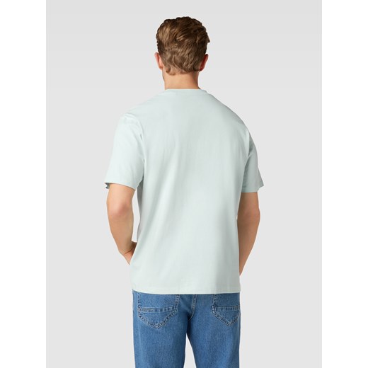 T-shirt z prążkowanym,okrągłym dekoltem model ‘SUS’ Esprit XL wyprzedaż Peek&Cloppenburg 