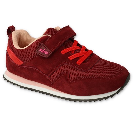 Befado obuwie młodzieżowe 516Q216 czerwone ze sklepu ButyModne.pl w kategorii Buty sportowe dziecięce - zdjęcie 161277166