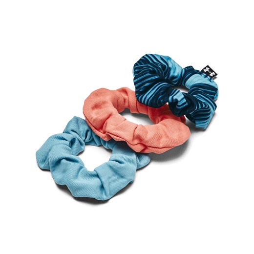 Damskie gumki do włosów Under Armour UA Blitzing Scrunchie 3-pack - multikolor ze sklepu Sportstylestory.com w kategorii Gumki do włosów - zdjęcie 161283217