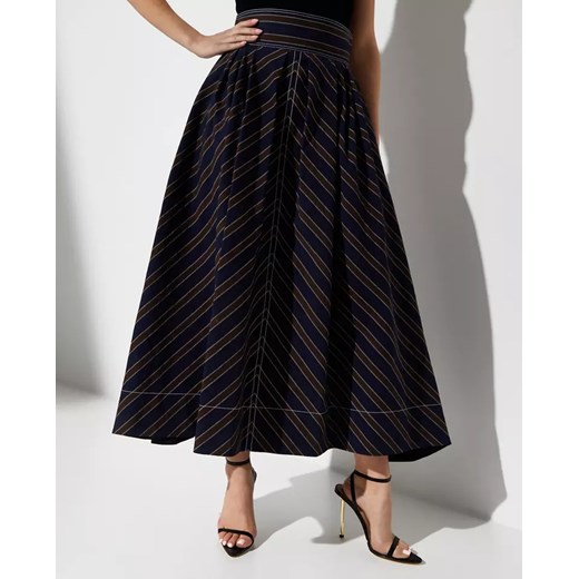 TORY BURCH Rozkloszowana spódnica w paski rozmiar 4 Tory Burch 6 promocja Moliera2.com
