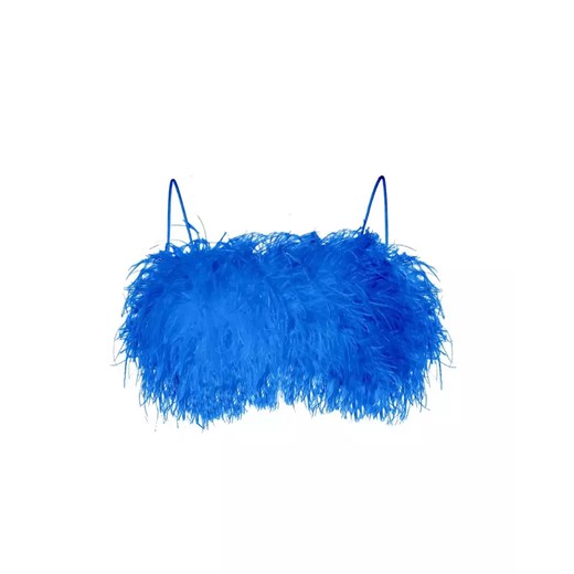 AGGI Top z piórami Love Brilliant Blue rozmiar L Aggi XS Moliera2.com