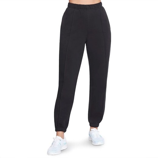 Spodnie Skechers Sweats Fleece Bold WPT156BLK - czarne ze sklepu streetstyle24.pl w kategorii Spodnie damskie - zdjęcie 161307578