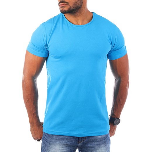 Wyprzedaż koszulka 0001 Rolly - niebieska ze sklepu Risardi w kategorii T-shirty męskie - zdjęcie 161315975