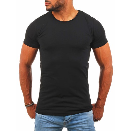 Wyprzedaż Męska koszulka 0001 Geffer - czarna ze sklepu Risardi w kategorii T-shirty męskie - zdjęcie 161315985
