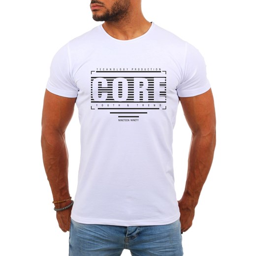 Wyprzedaż Męska koszulka 1002a - biała ze sklepu Risardi w kategorii T-shirty męskie - zdjęcie 161315995
