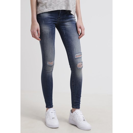ONLY ONLCORAL Jeansy Slim fit medium blue denim zalando szary jeans