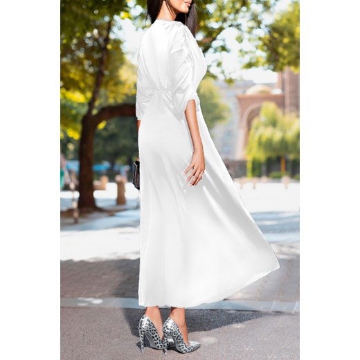 Sukienka MANOTA WHITE S/M promocja Ivet Shop