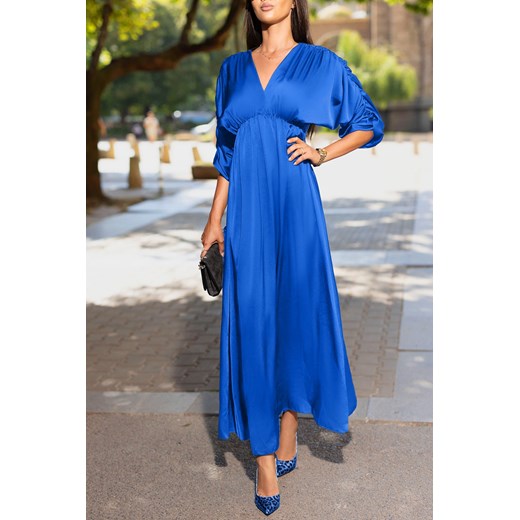 Sukienka MANOTA BLUE S/M Ivet Shop okazyjna cena