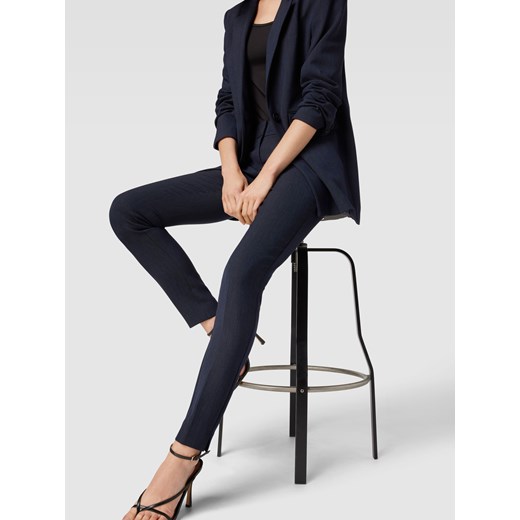 Spodnie materiałowe o kroju slim fit z wpuszczanymi kieszeniami model ‘RITA’ Selected Femme 40 okazja Peek&Cloppenburg 