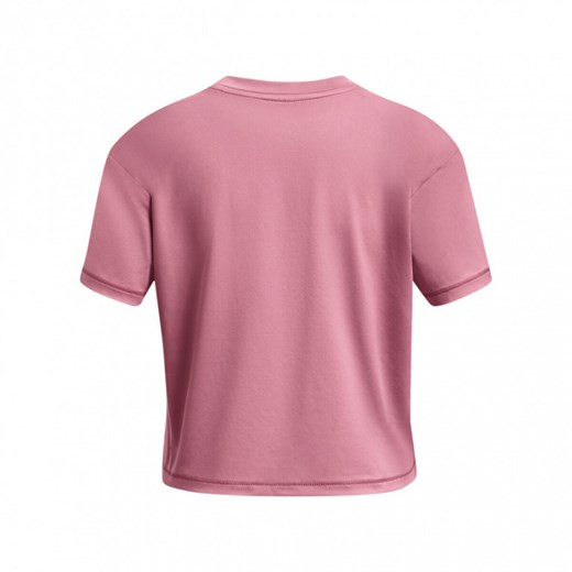 Dziewczęca koszulka treningowa Under Armour Motion SS - różowa ze sklepu Sportstylestory.com w kategorii Bluzki damskie - zdjęcie 161341015
