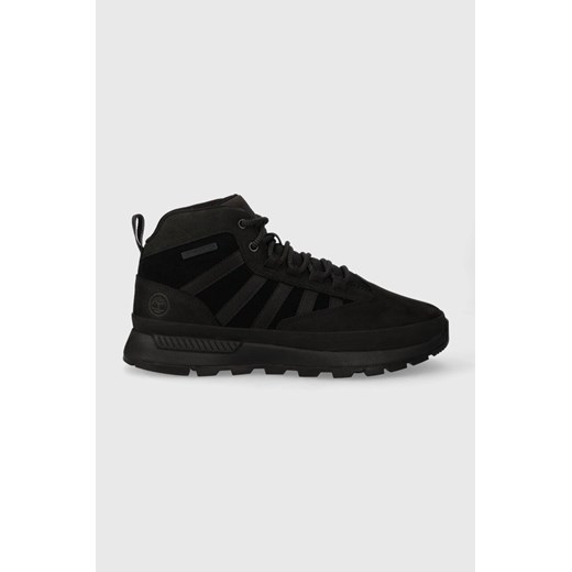 Timberland buty Euro Trekker Mid Leather męskie kolor czarny TB0A62SV0151 ze sklepu ANSWEAR.com w kategorii Buty trekkingowe męskie - zdjęcie 161342118