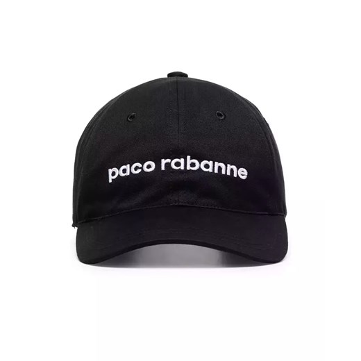 PACO RABANNE Czarna czapka z daszkiem z logo Paco Rabanne ONE SIZE okazyjna cena Moliera2.com