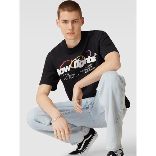 T-shirt z nadrukiem z logo Low Lights Studios S wyprzedaż Peek&Cloppenburg 