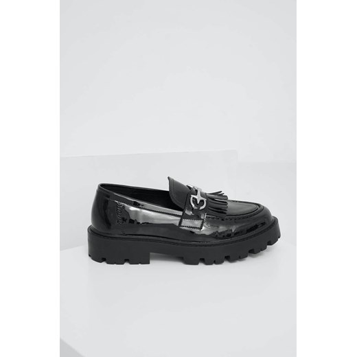 Answear Lab mokasyny damskie kolor czarny na płaskim obcasie Answear Lab 39 ANSWEAR.com