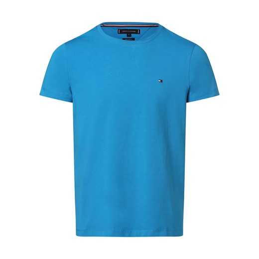 Tommy Hilfiger T-shirt męski Mężczyźni Dżersej niebieski jednolity Tommy Hilfiger XL vangraaf