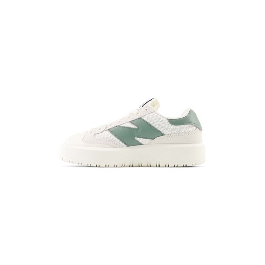 Buty sportowe damskie New Balance sznurowane białe płaskie