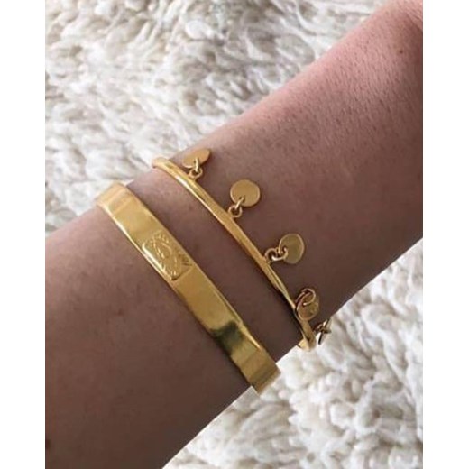 HERMINA ATHENS Pozłacana bransoleta Zendaya Hermina Athens ONE SIZE Moliera2.com wyprzedaż