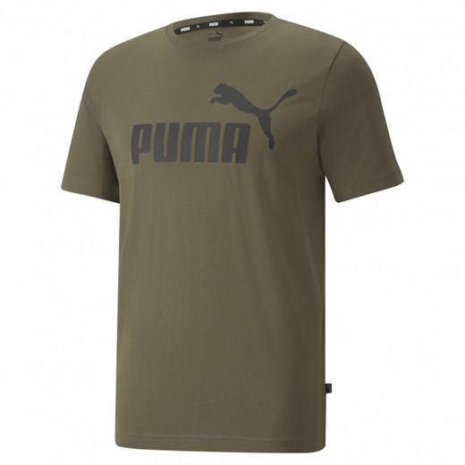 Męski t-shirt z nadrukiem PUMA ESS LOGO TEE ze sklepu Sportstylestory.com w kategorii T-shirty męskie - zdjęcie 161368747