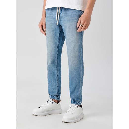 Niebieskie jeansy męskie Sinsay 