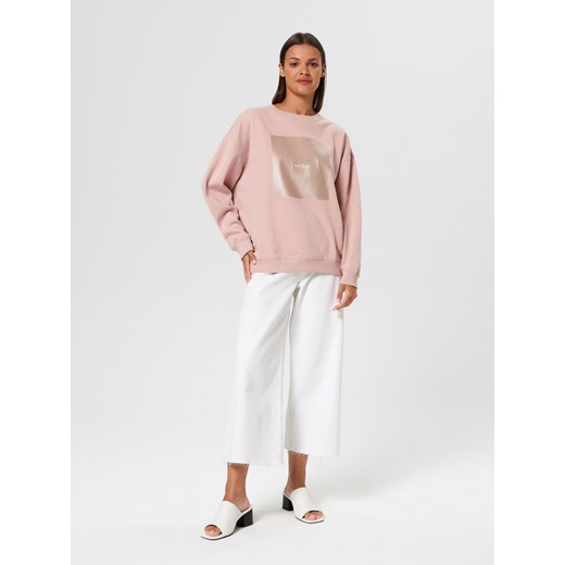 Sinsay - Bluza z nadrukiem - różowy Sinsay XS Sinsay