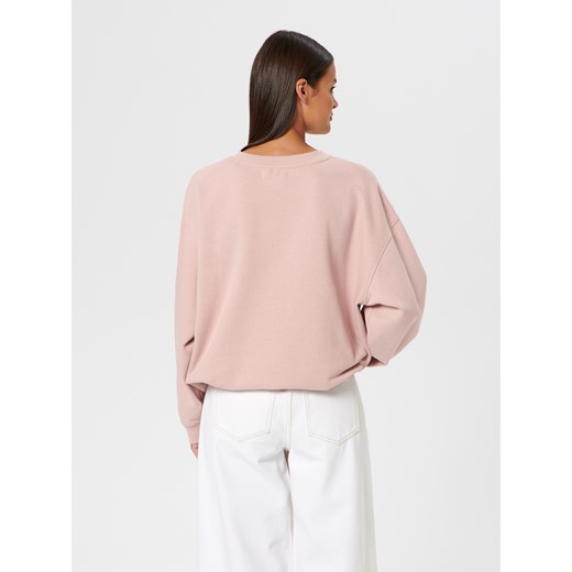 Sinsay - Bluza z nadrukiem - różowy Sinsay XL Sinsay