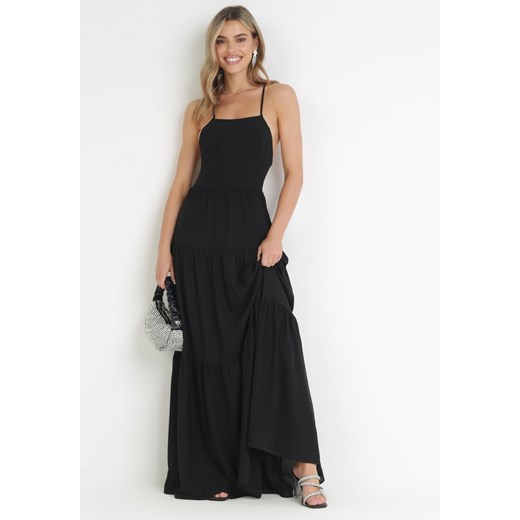 Sukienka czarna Born2be maxi