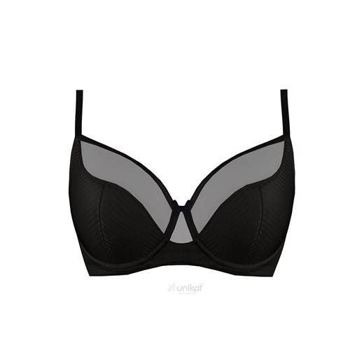 Biustonosz semi soft czarny Fiona, Kolor czarny, Rozmiar 75B, Unikat Unikat 80E wyprzedaż Intymna