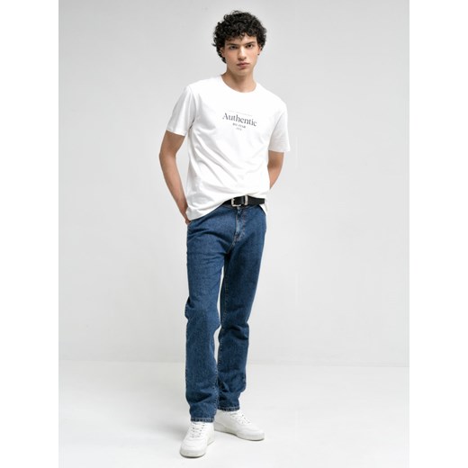 Spodnie jeans męskie proste z linii Authentic Workwear Trousers 488 ze sklepu Big Star w kategorii Jeansy męskie - zdjęcie 161384415