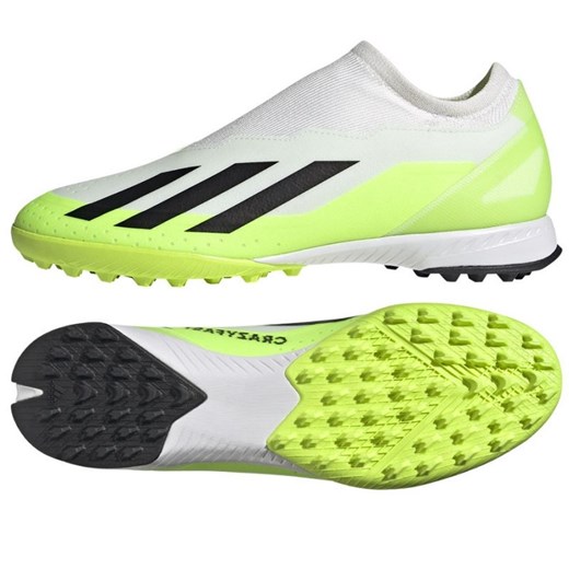 Buty piłkarskie adidas X Crazyfast.3 Ll Tf M ID9346 białe białe ze sklepu ButyModne.pl w kategorii Buty sportowe męskie - zdjęcie 161389249
