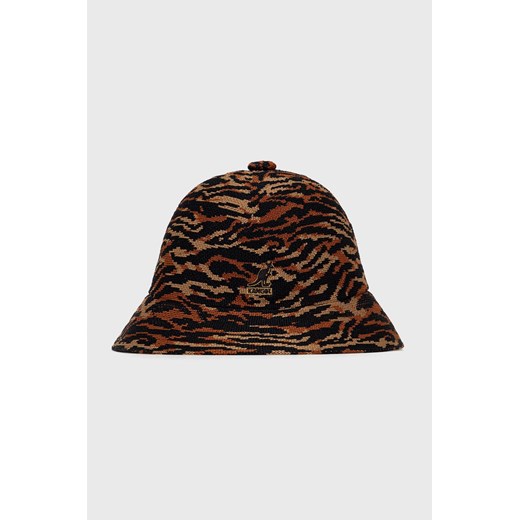 Kangol kapelusz kolor brązowy K3411.TT263-TT263 ze sklepu PRM w kategorii Kapelusze damskie - zdjęcie 161390775