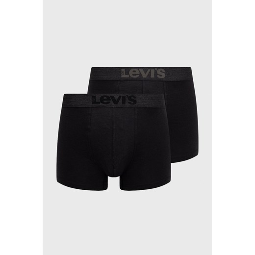 Levi's Bokserki (2-pack) męskie kolor czarny 37149.0629-black S wyprzedaż PRM