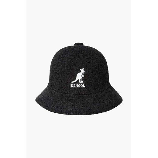Kangol kapelusz Big Logo Casual kolor czarny K3407.BLACK-BLACK ze sklepu PRM w kategorii Kapelusze damskie - zdjęcie 161391557
