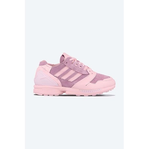 adidas Originals sneakersy skórzane ZX 8000 Minimalist Icons kolor różowy FY3837 ze sklepu PRM w kategorii Buty sportowe męskie - zdjęcie 161391728