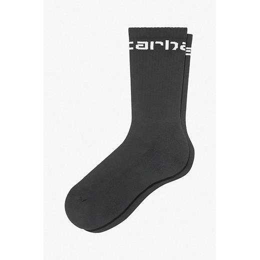 Carhartt WIP skarpetki Carhartt Socks kolor czarny I029422.BLACK.WHIT ze sklepu PRM w kategorii Skarpetki męskie - zdjęcie 161392889